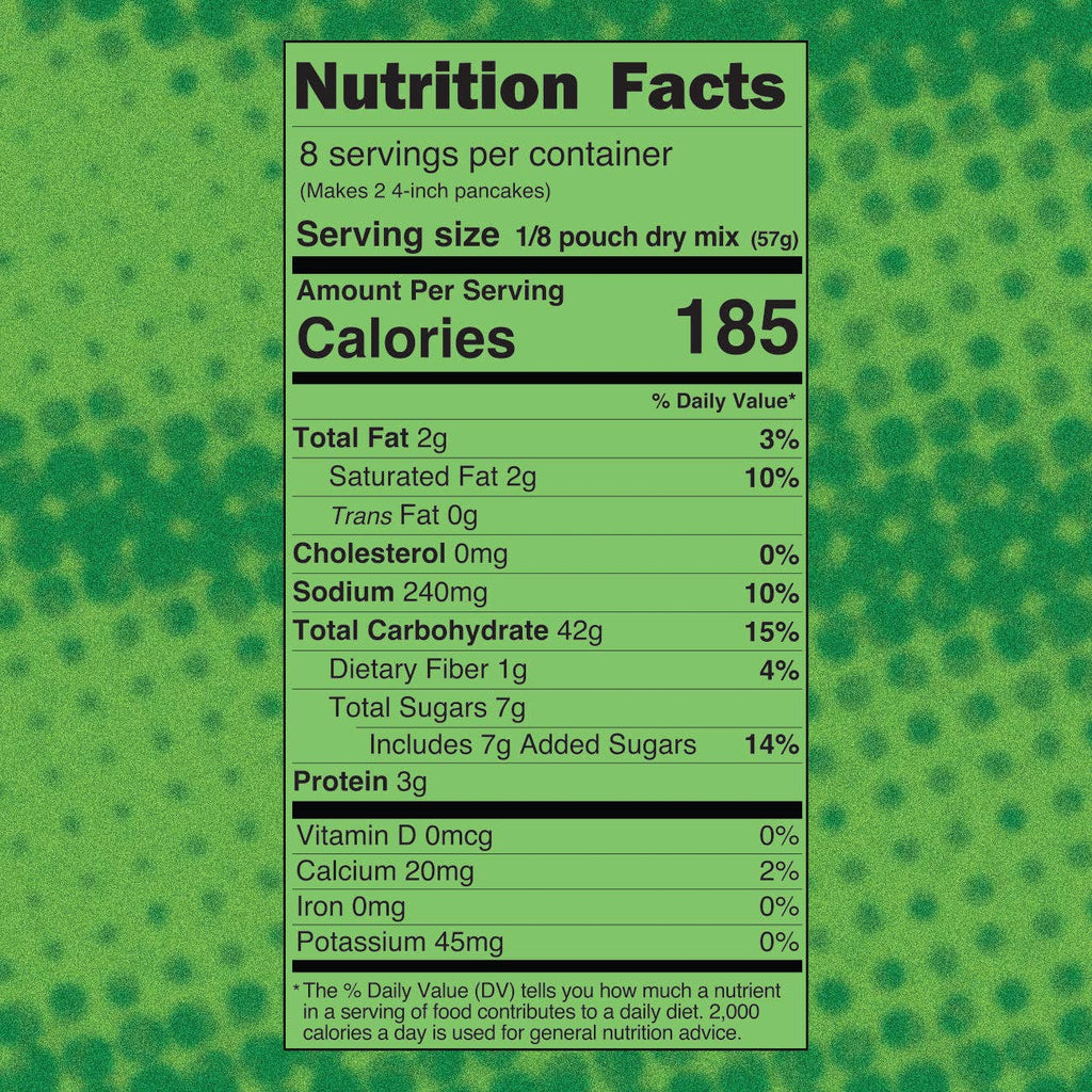 Pandan Coconut Mochi Pancake and Waffle Mix