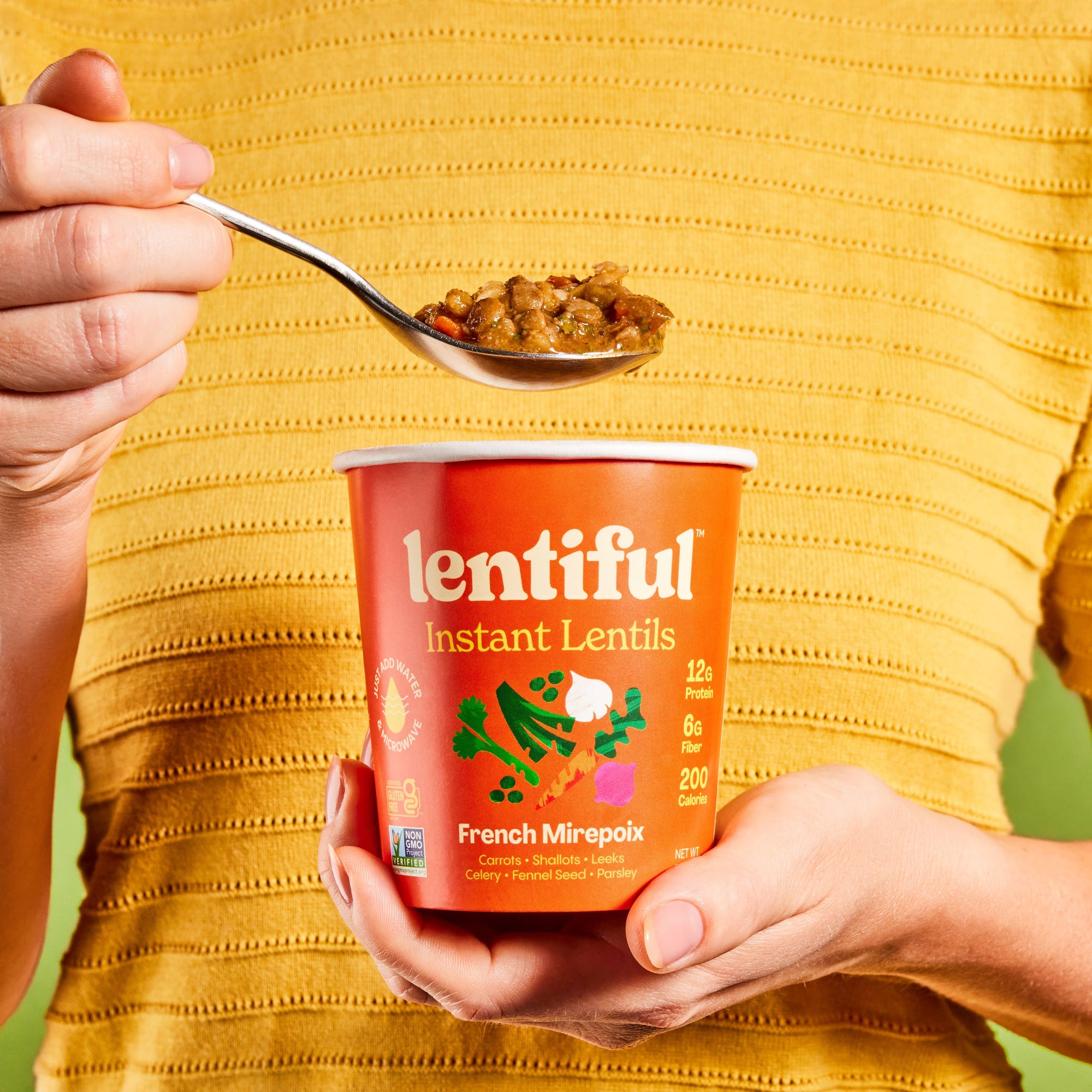 French Mirepoix Instant Lentils