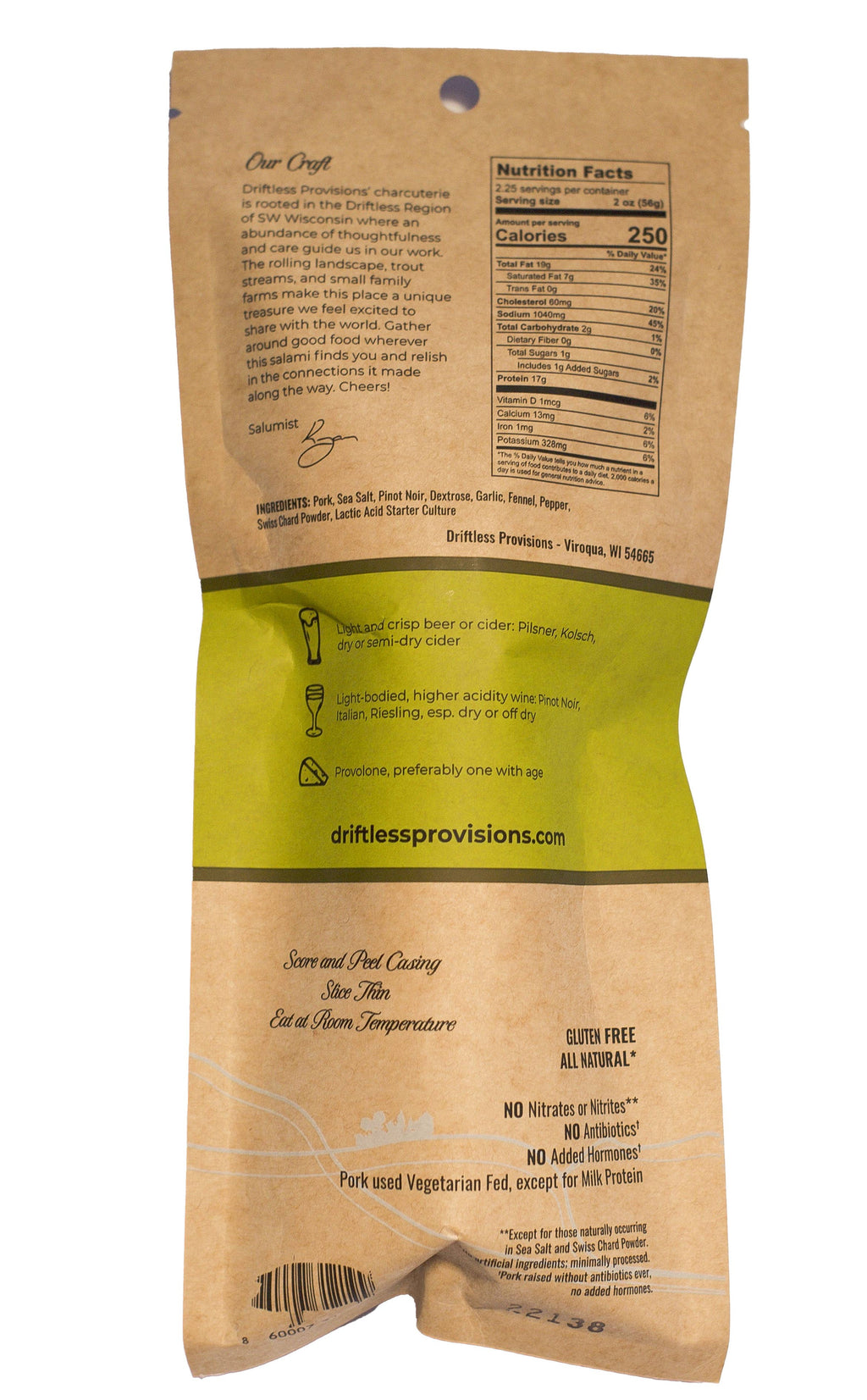 Finnochiona Salami - 4.5oz