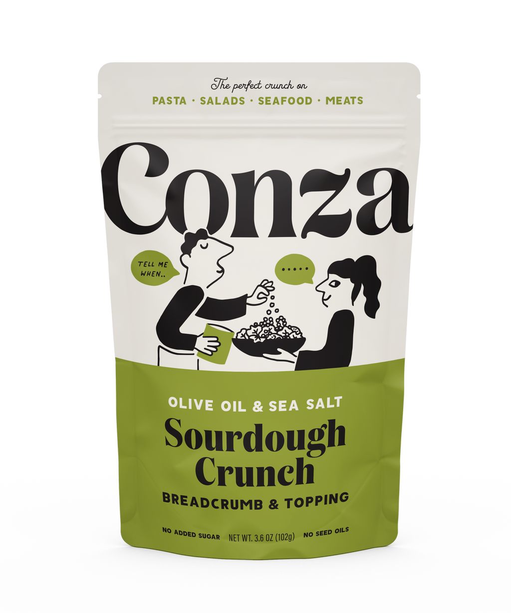 Olive Oil & Sea Salt - Sourdough Crunch Breadcrumbs - 3.6oz