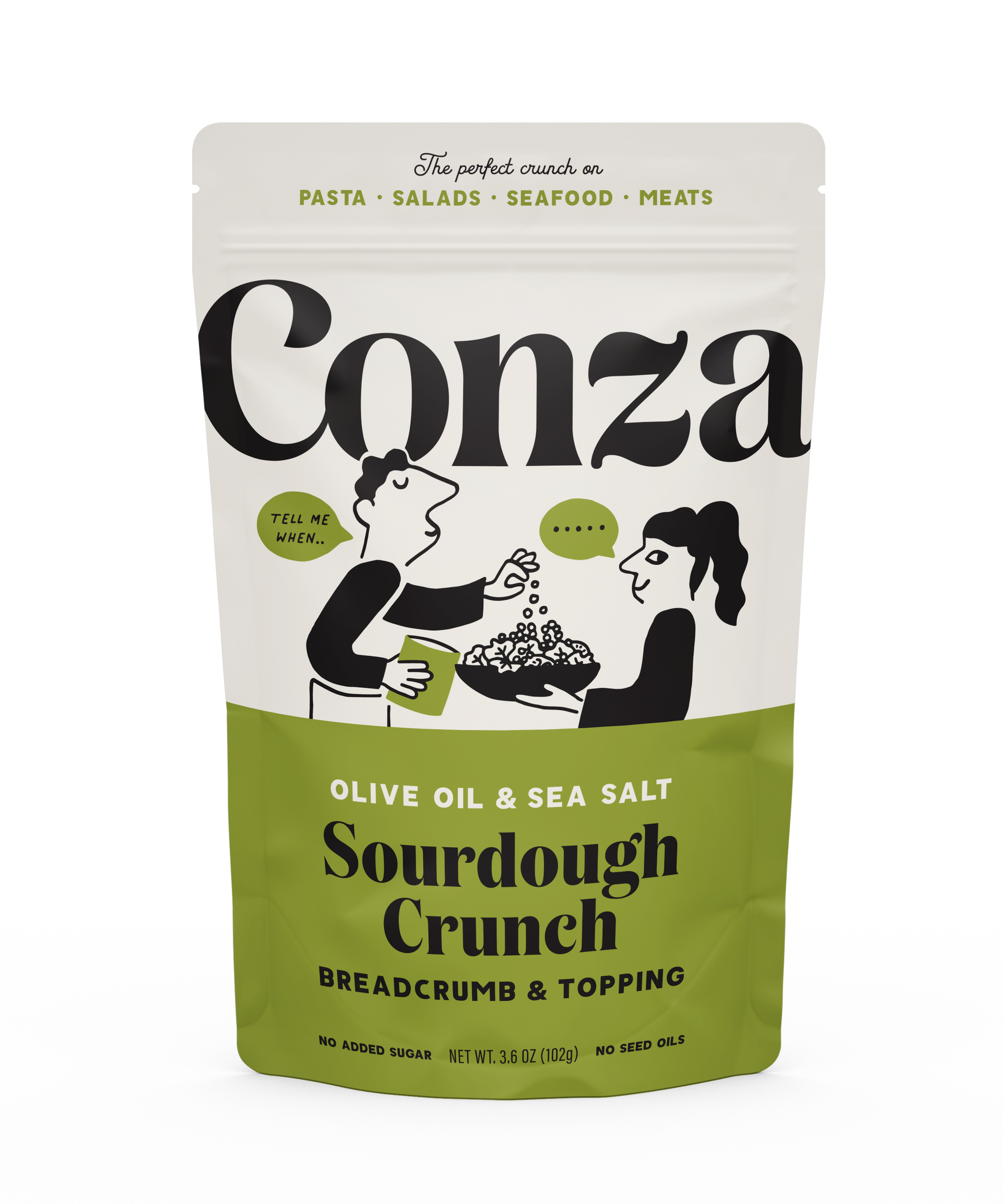 Olive Oil & Sea Salt - Sourdough Crunch Breadcrumbs - 3.6oz