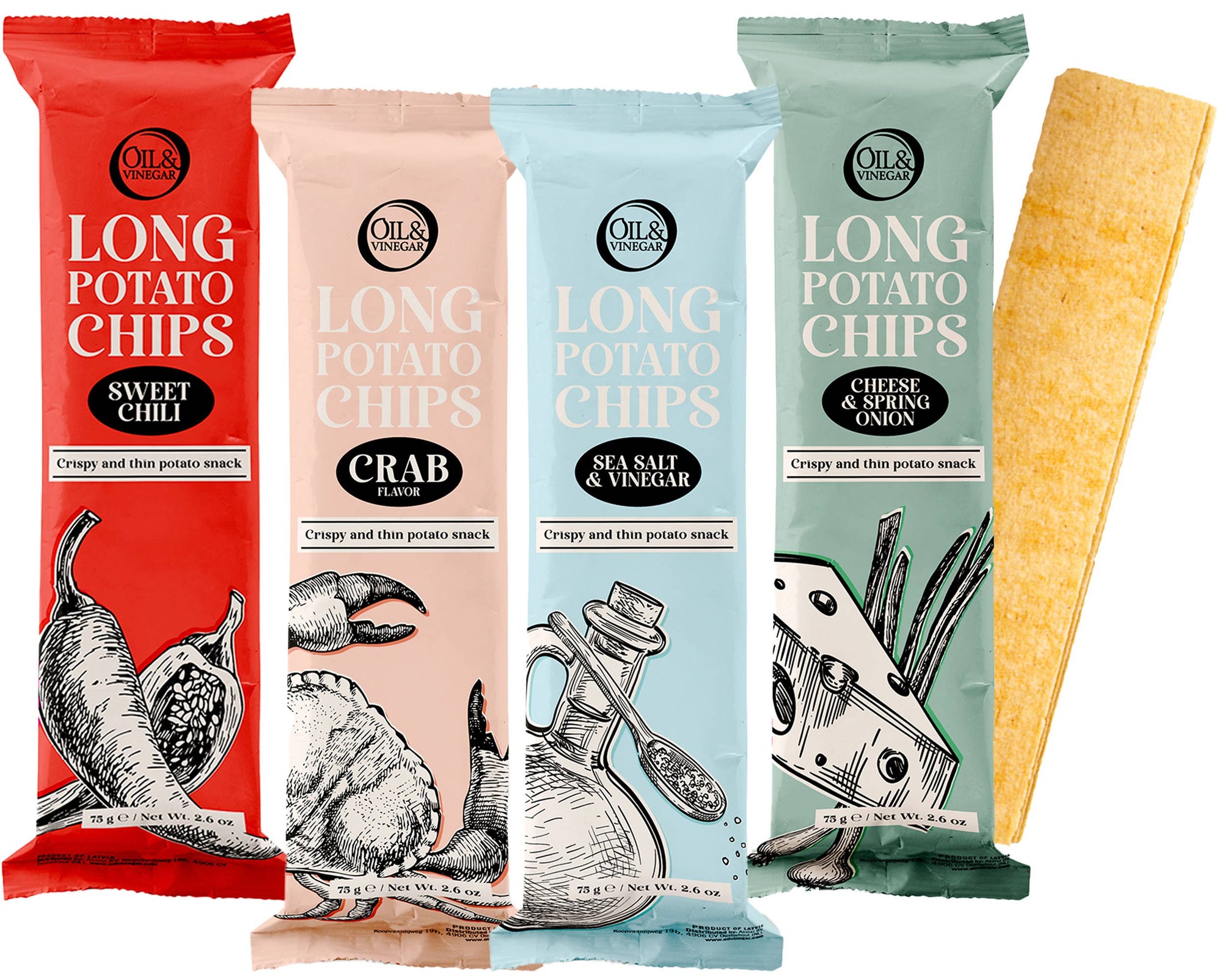 Long Potato Chips Sweet Chili