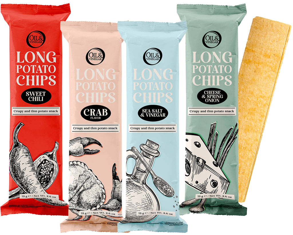 Long Potato Chips Crab