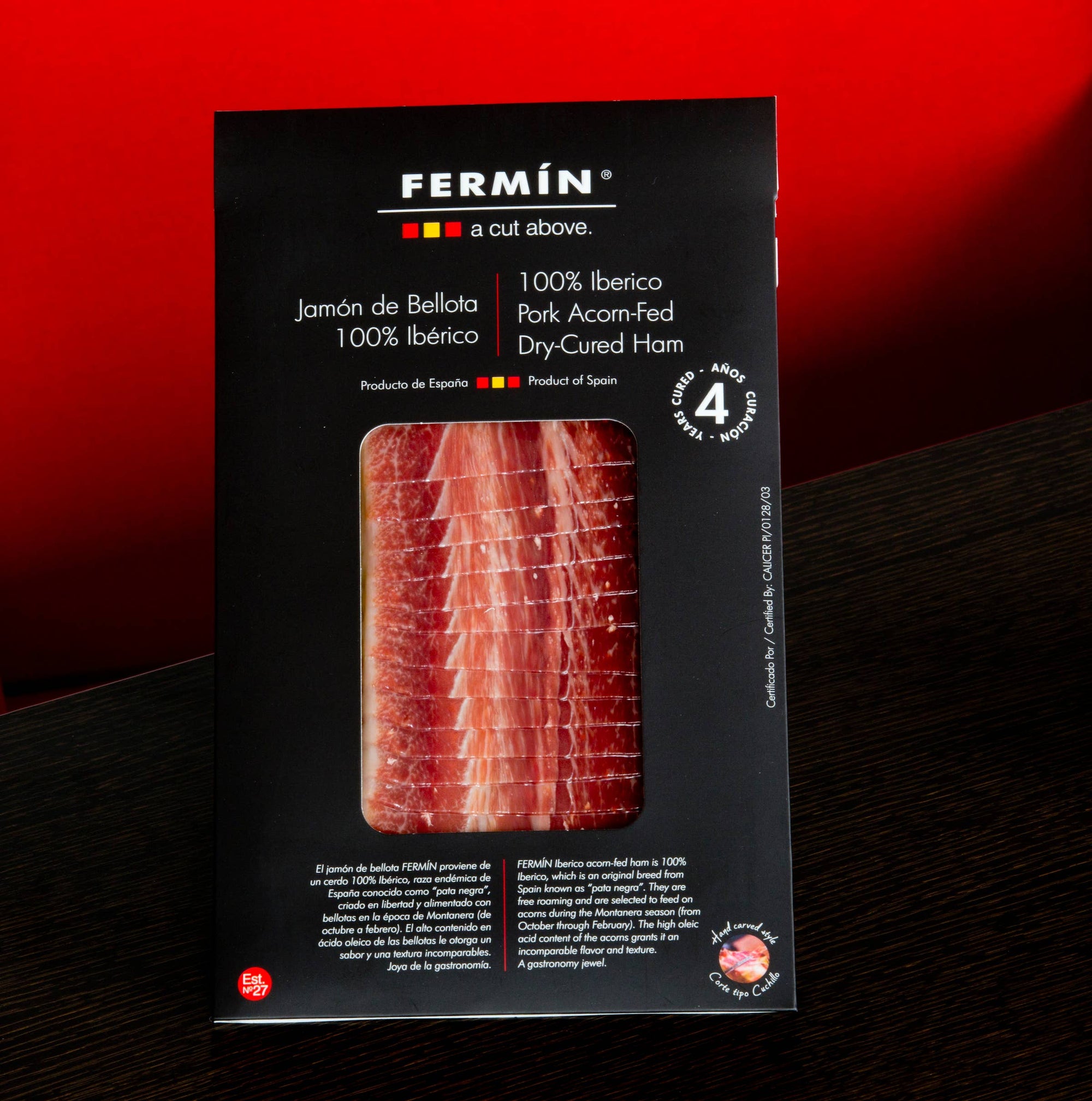 Acorn Fed (Bellota) 100% Iberico Breed Pork Ham 2oz | Jamon