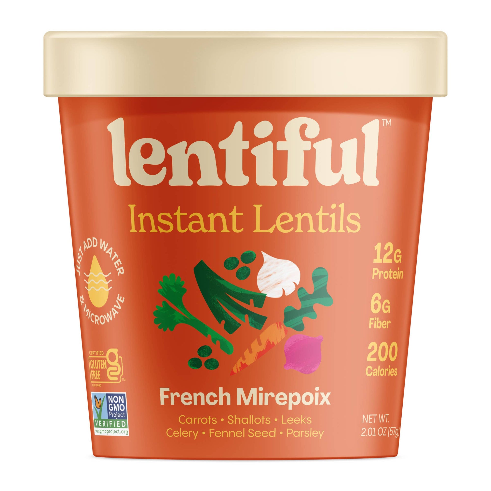 French Mirepoix Instant Lentils