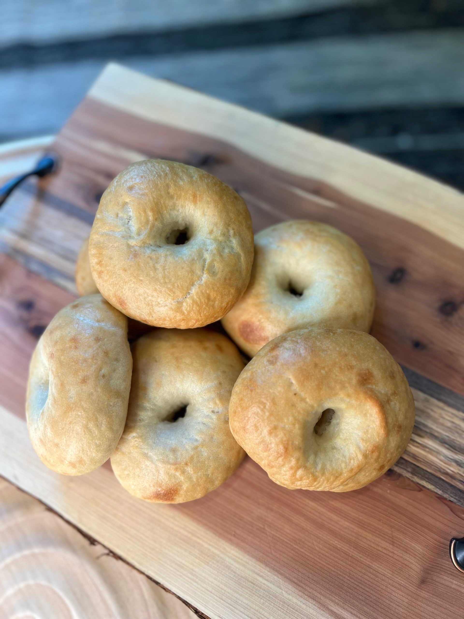 Sourdough bagels